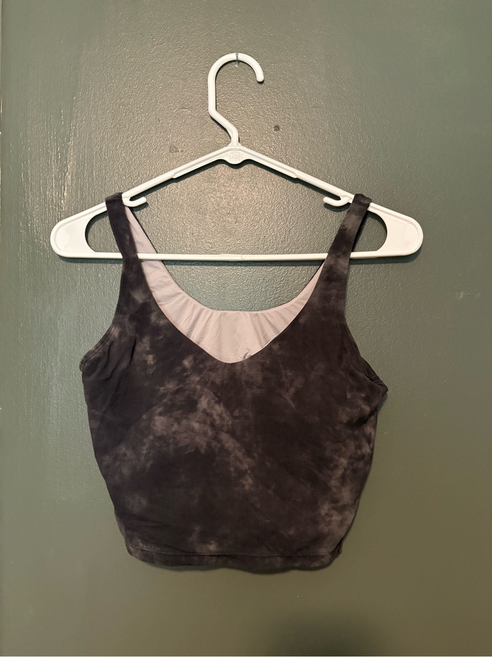 GLOWMODE Tie Dye Cropped Workout Tank Top L